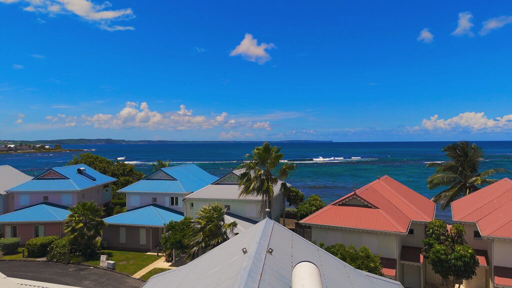 Résidence en bord de mer au Moule, en Grande-Terre, Guadeloupe